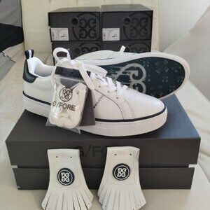 NEW Women Size 11 (Men 9.5) G/Fore Kiltie Disruptor Golf White Leather Shoes